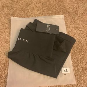 NVGTN Solid Black Pro Shorts